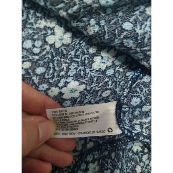 Knox Rose Ruffled Sleeveless V-neck Midi Dress Floral Medium Cottagecore Boho - Picture 7 of 9